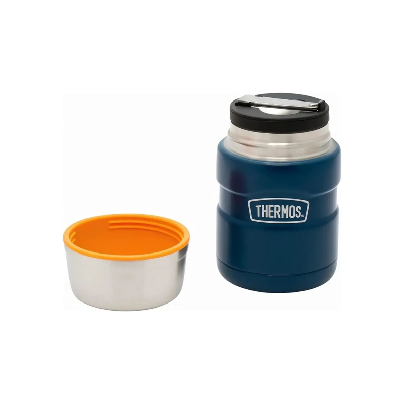 TERMO DE THERMOS COMIDA KING 470ML ACERO INOXIDABLE NAVY - 2