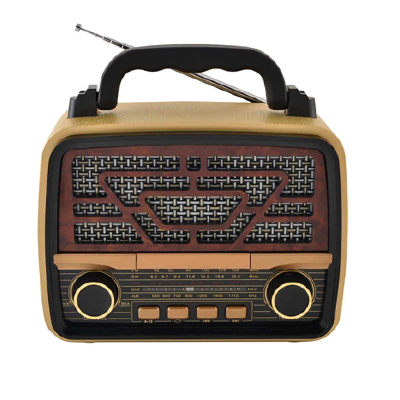 RADIO RETRO AM-FM-SW/BLUETOOTH/USB/SD - RECARGABLE - GLC - 1