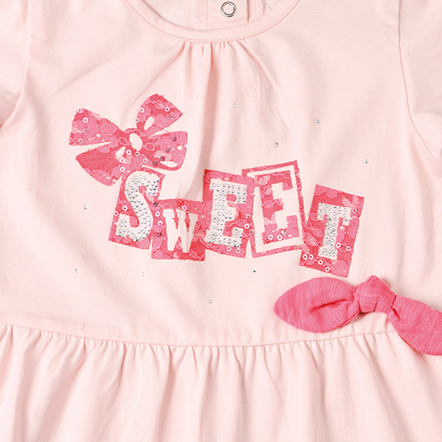POLERA MANGA CORTA NIÑA EXCEPTION BEBÉ ALGODÓN - 2