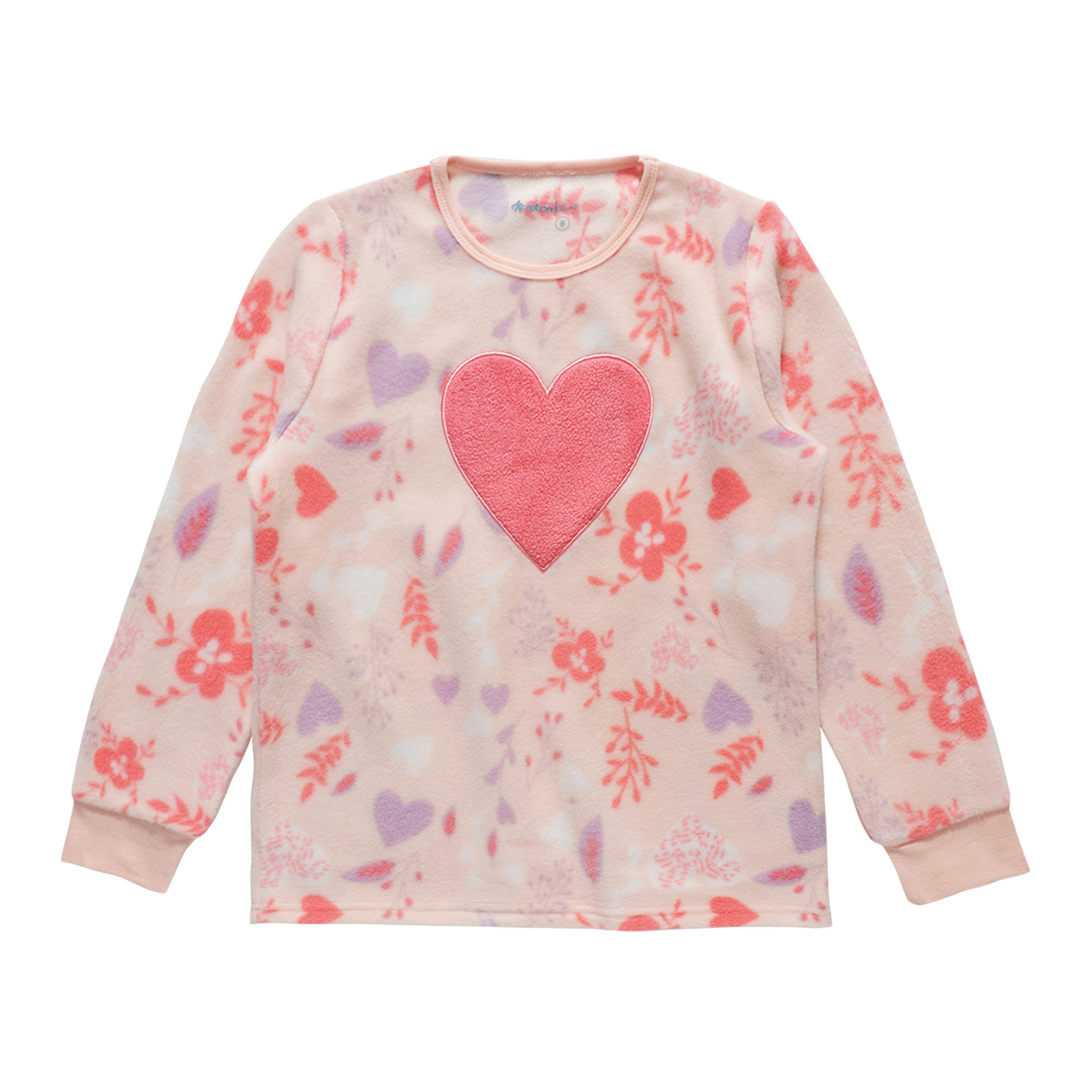 PIJAMA POLAR NIÑA MANGA LARGA CON ESTAMPADO - 3