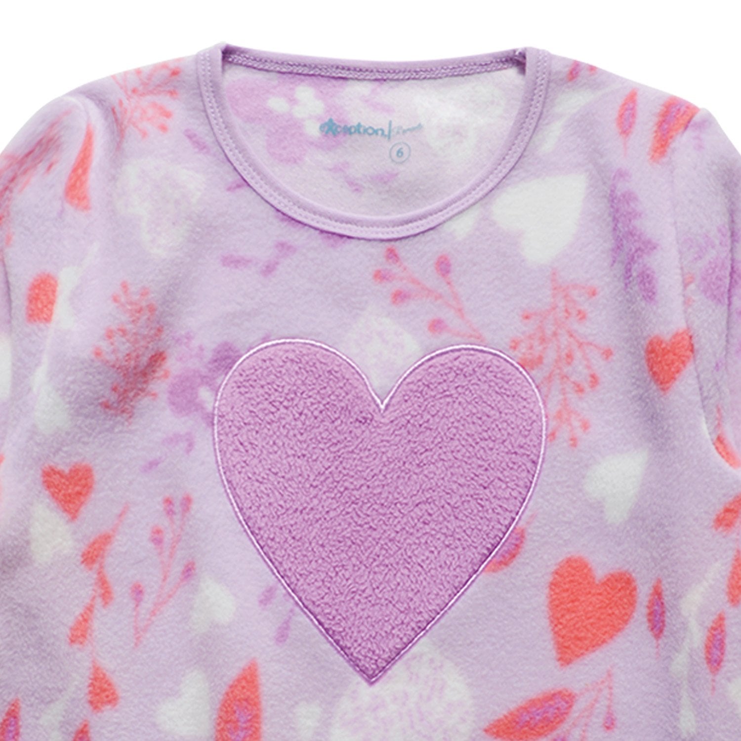 PIJAMA POLAR NIÑA MANGA LARGA CON ESTAMPADO - 3
