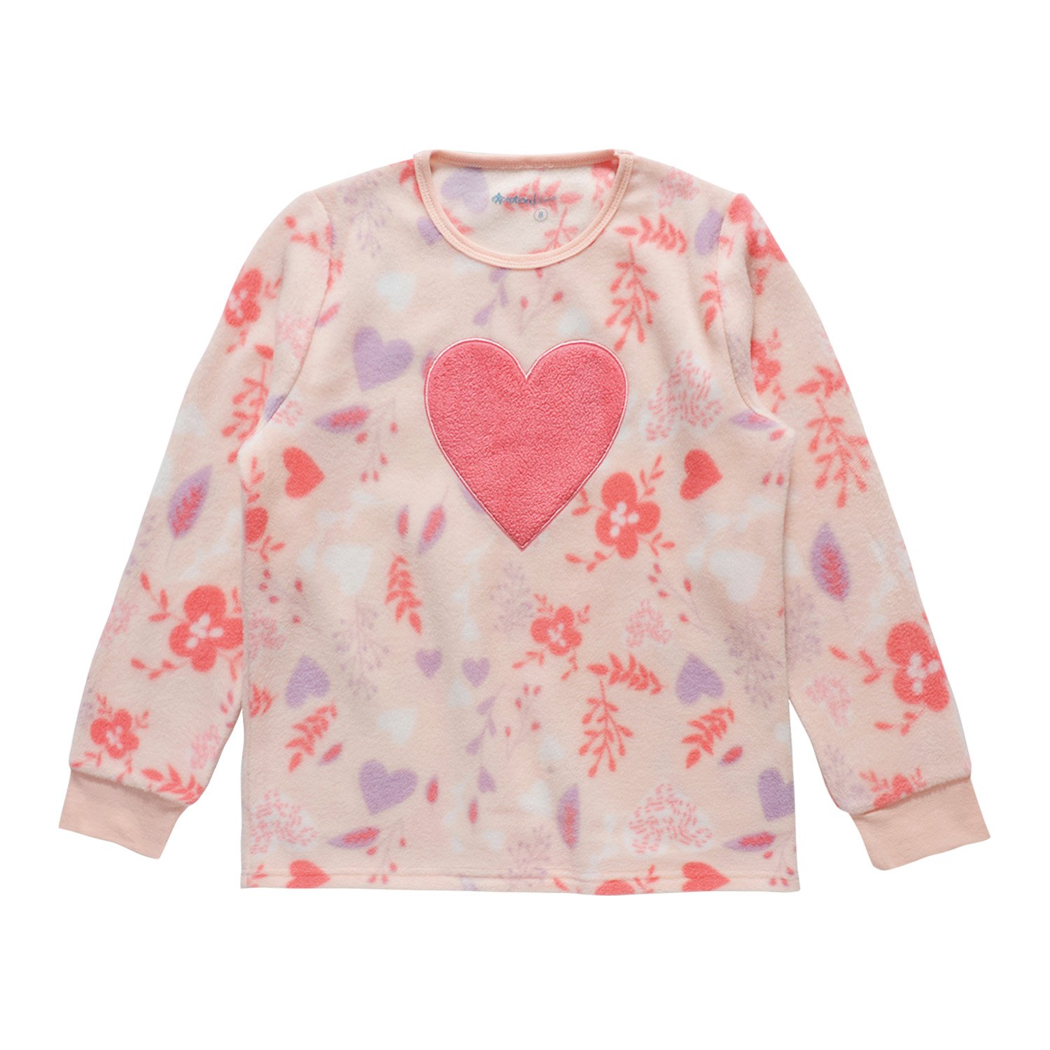 PIJAMA POLAR NIÑA MANGA LARGA CON ESTAMPADO - 3