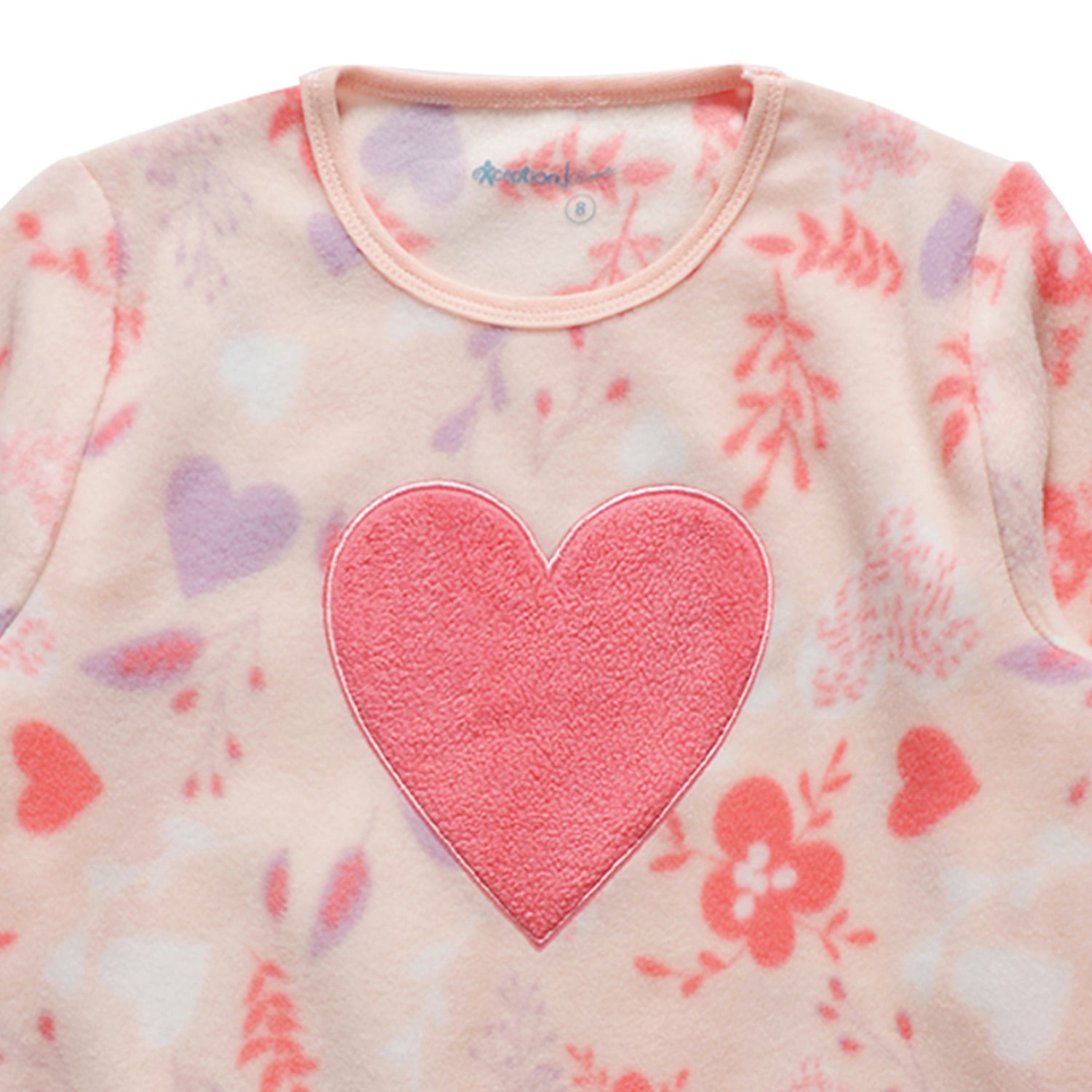 PIJAMA POLAR NIÑA MANGA LARGA CON ESTAMPADO - 4