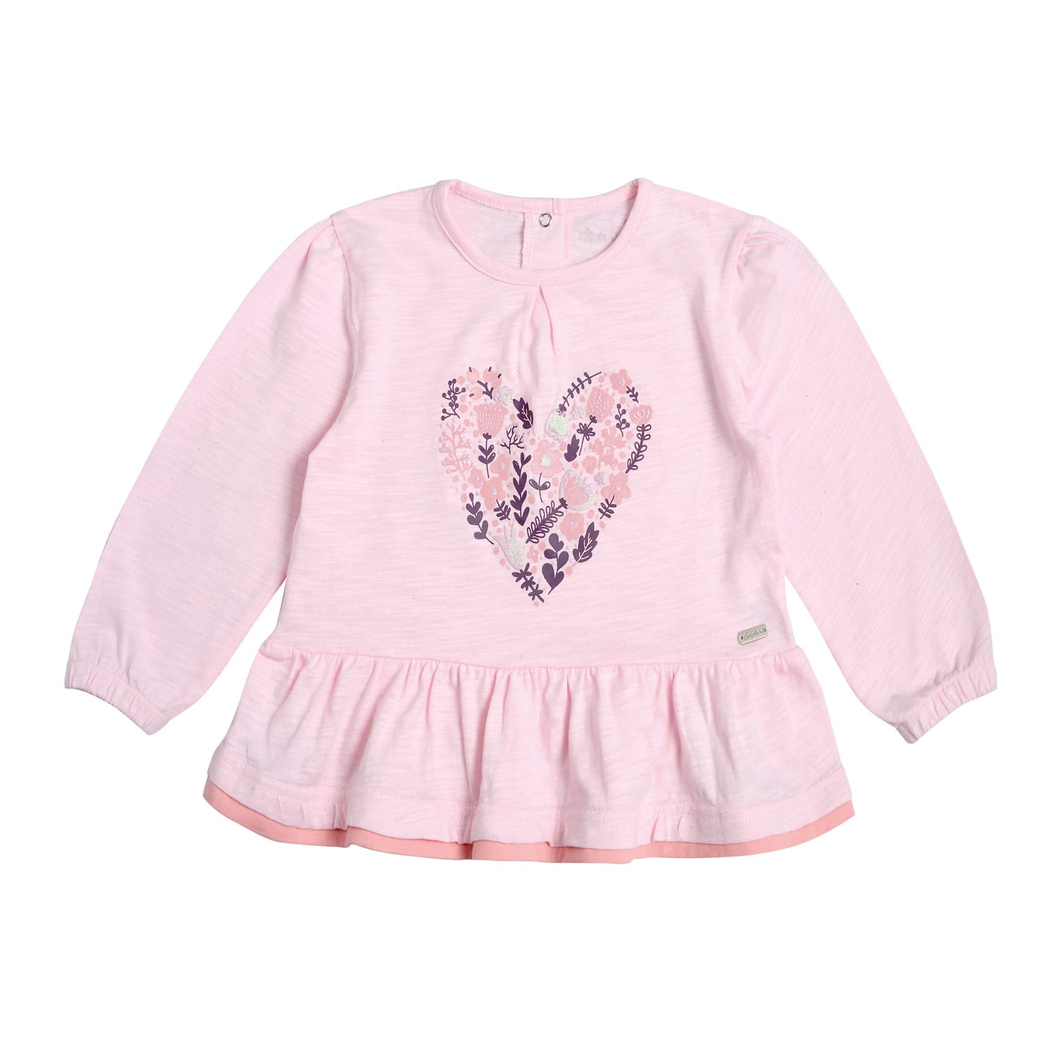 POLERA MANGA LARGA BEBÉ NIÑA CON ESTAMPADO - 1