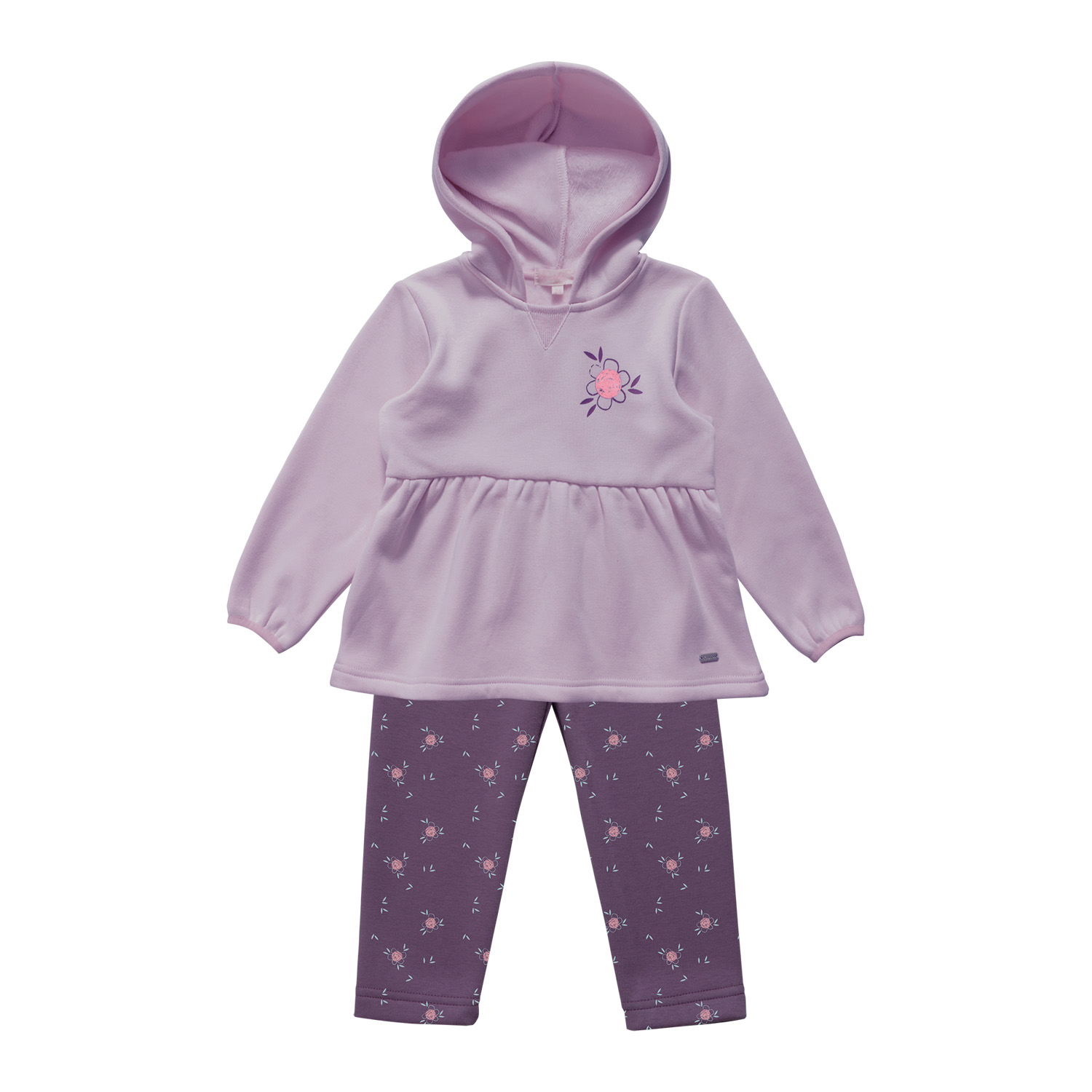CONJUNTO POLERÓN Y CALZA INTERIOR PELUDO BEBÉ NIÑA - 1