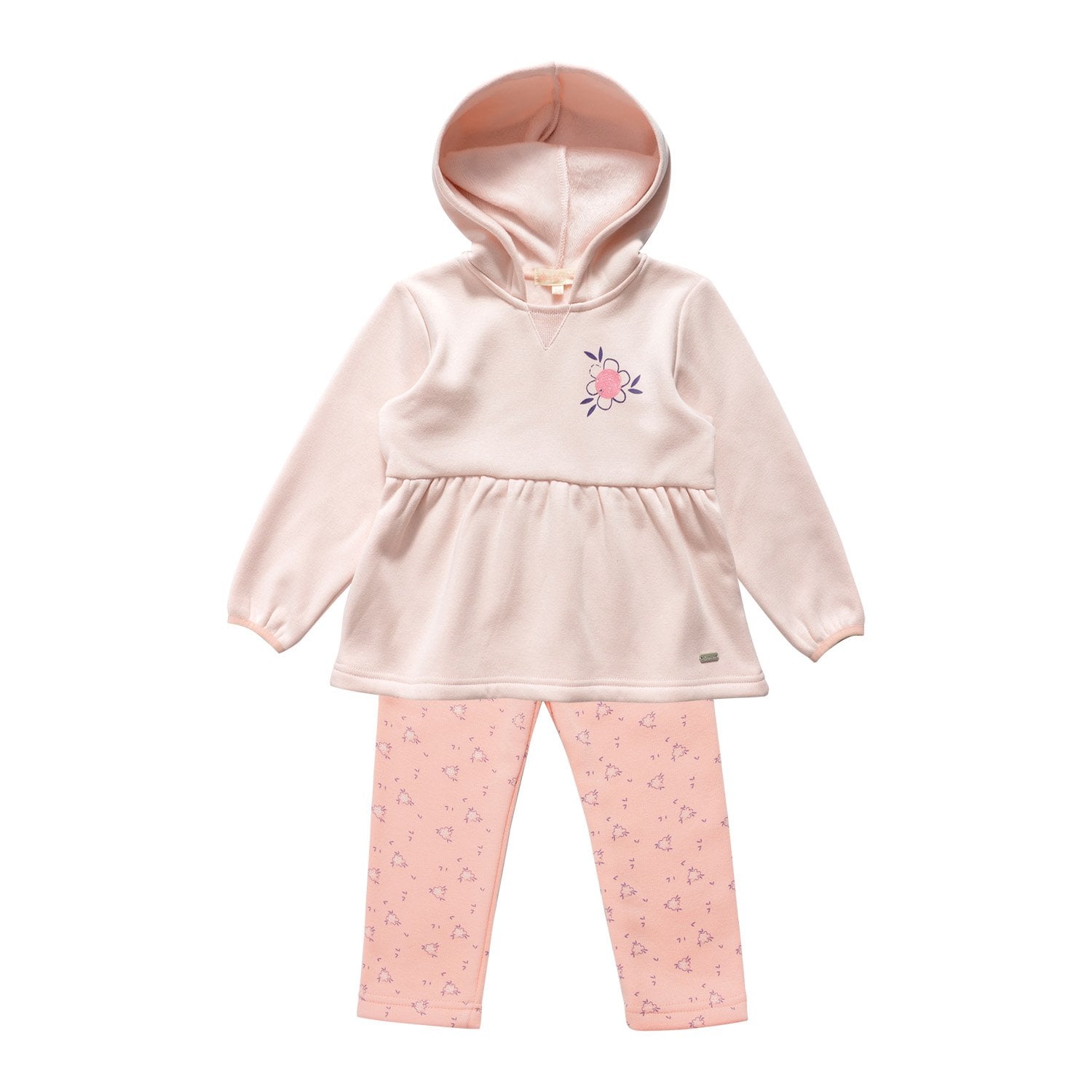 CONJUNTO POLERÓN Y CALZA INTERIOR PELUDO BEBÉ NIÑA - 2
