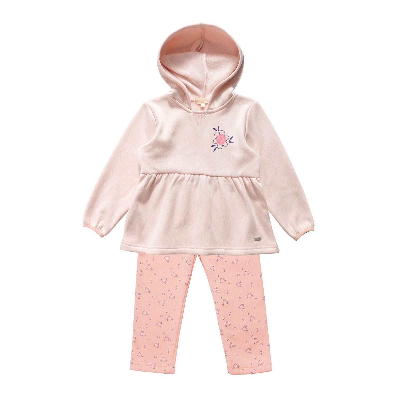 CONJUNTO POLERÓN Y CALZA INTERIOR PELUDO BEBÉ NIÑA - 2