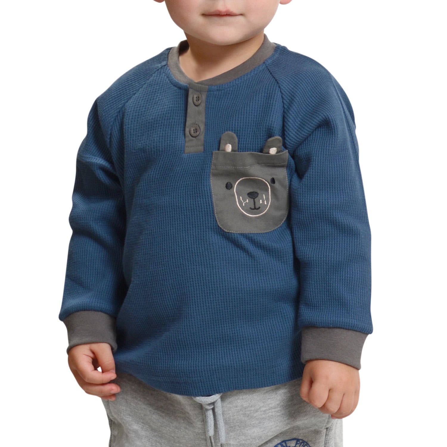 POLERA MANGA LARGA BEBÉ NIÑO - 1
