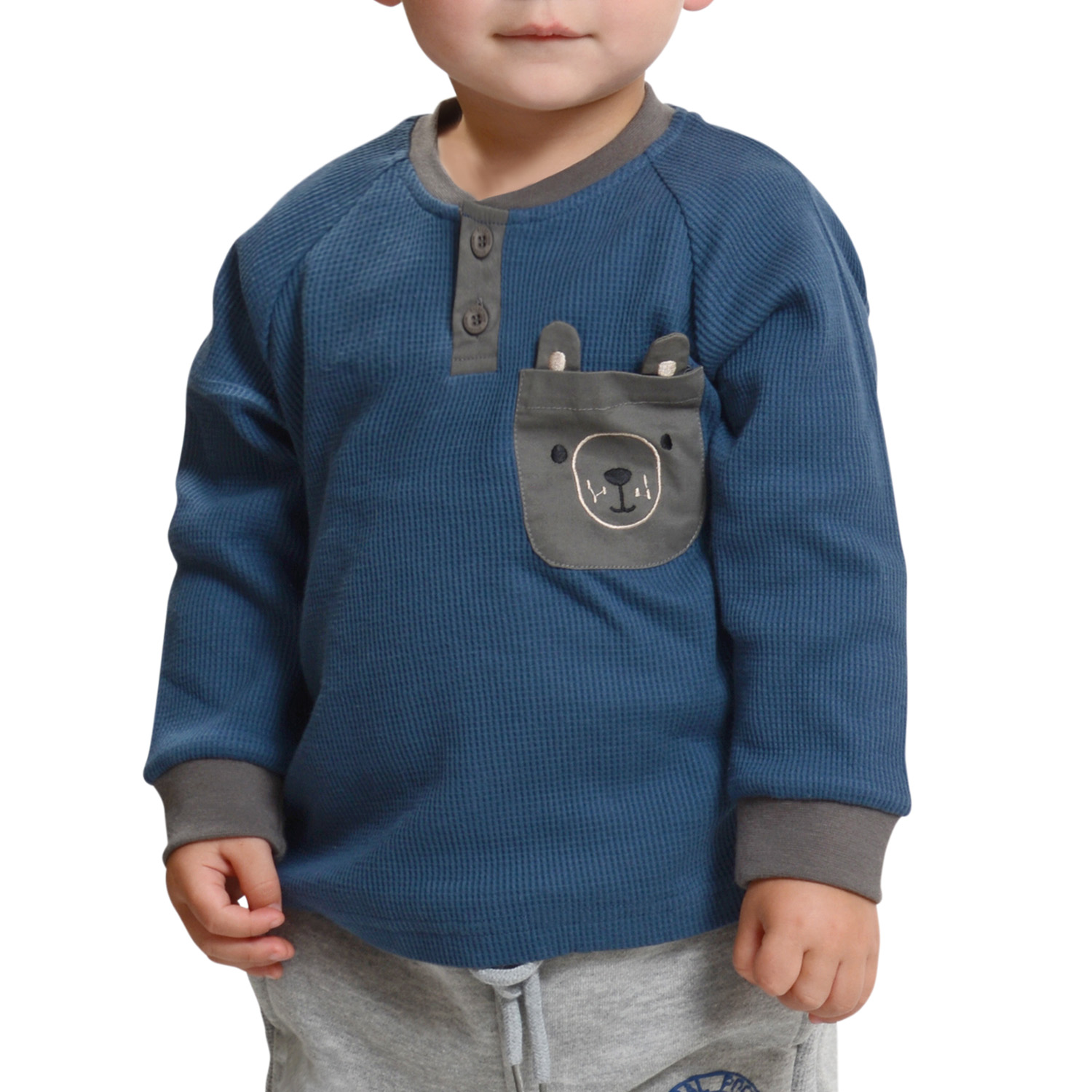 POLERA MANGA LARGA BEBE NINO