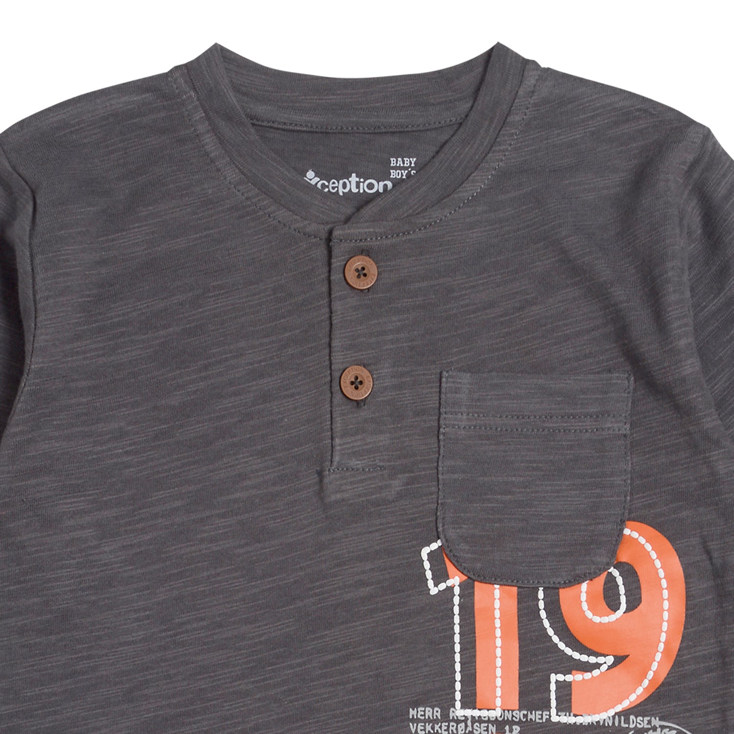 POLERA MANGA LARGA BEBÉ NIÑO CON BOTONES - 3
