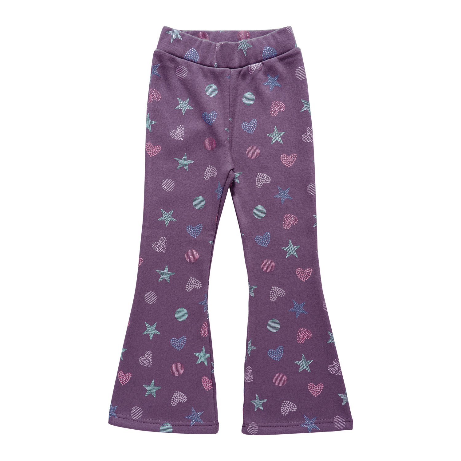 CALZA INTERIOR PELUDO FLARE NIÑA CON ESTAMPADO - 1