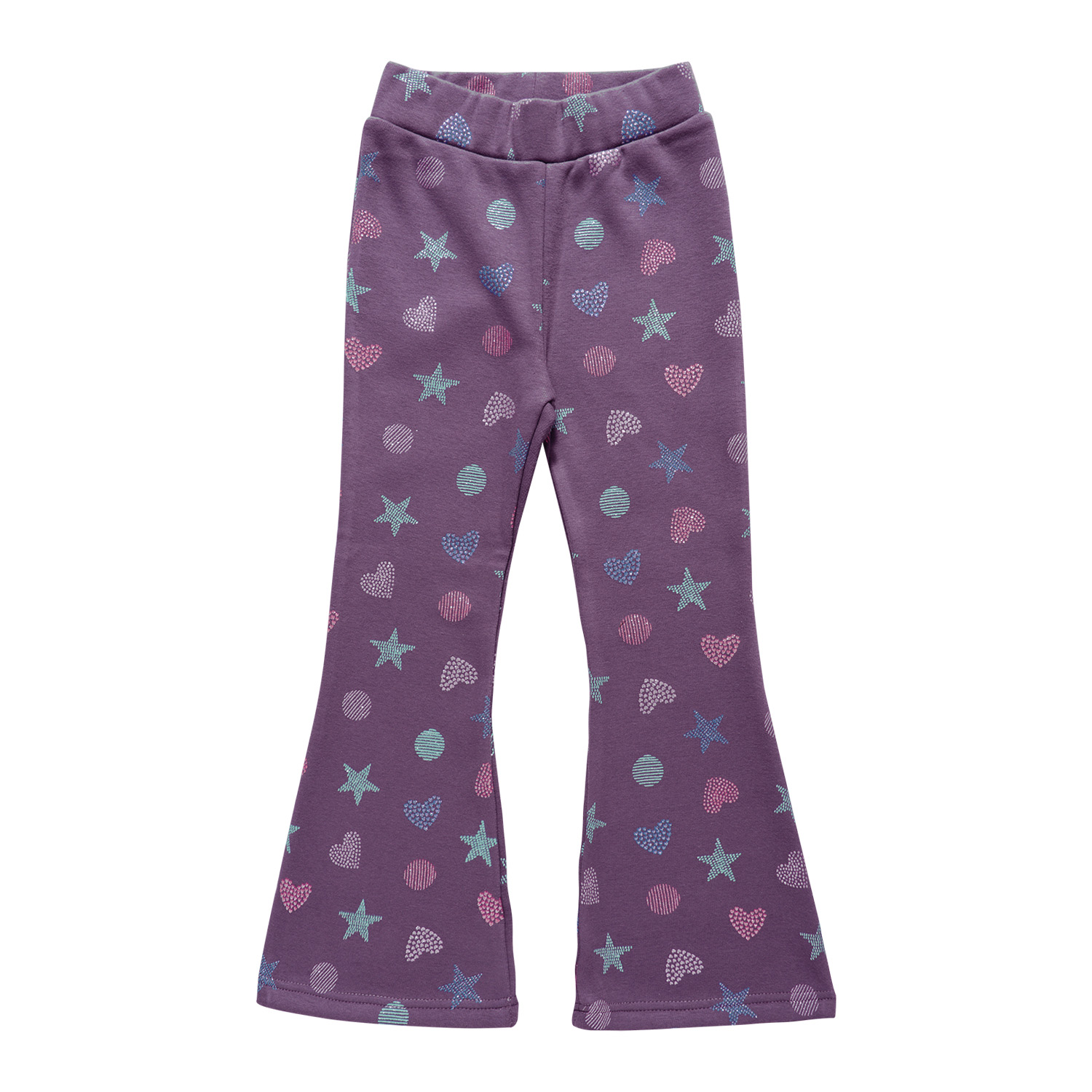 CALZA INTERIOR PELUDO FLARE NIÑA CON ESTAMPADO - 1