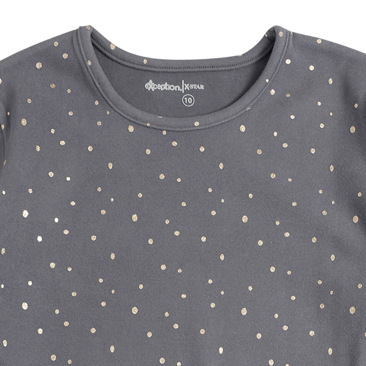 POLERA MANGA AFRANELADA LARGA NIÑA CON ESTAMPADO - 2