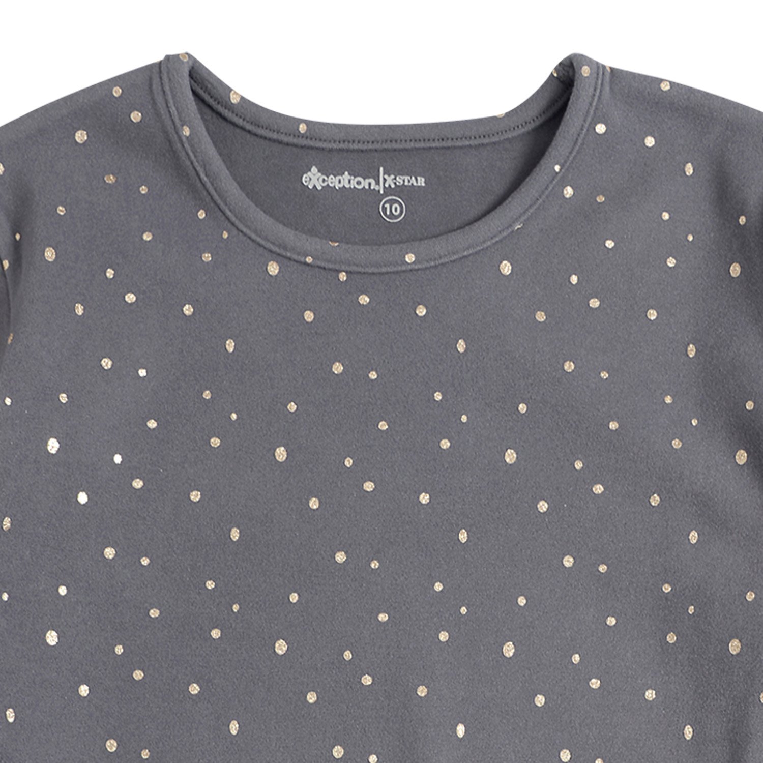 POLERA MANGA AFRANELADA LARGA NIÑA CON ESTAMPADO - 2
