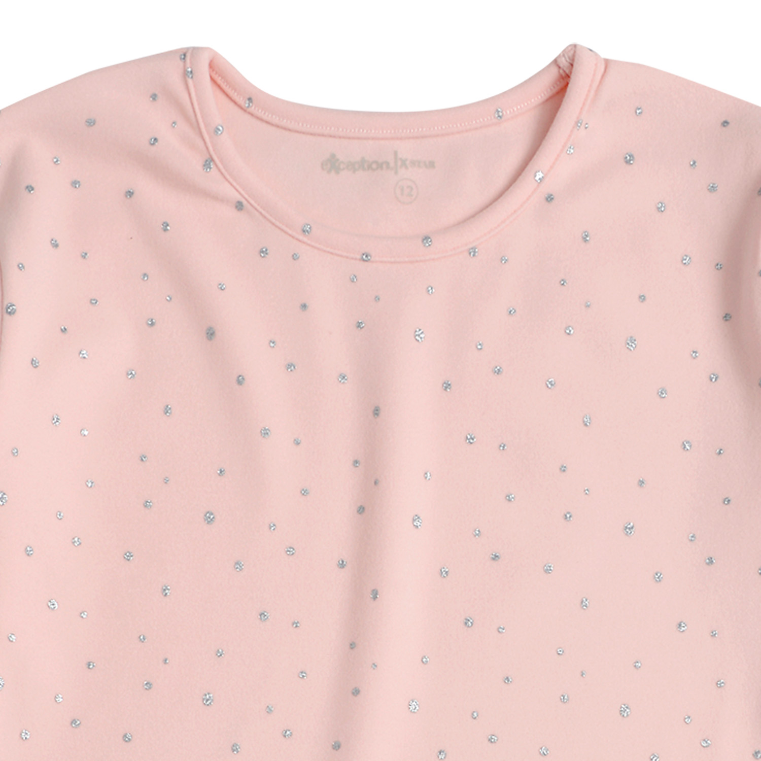 POLERA MANGA AFRANELADA LARGA NIÑA CON ESTAMPADO - 3