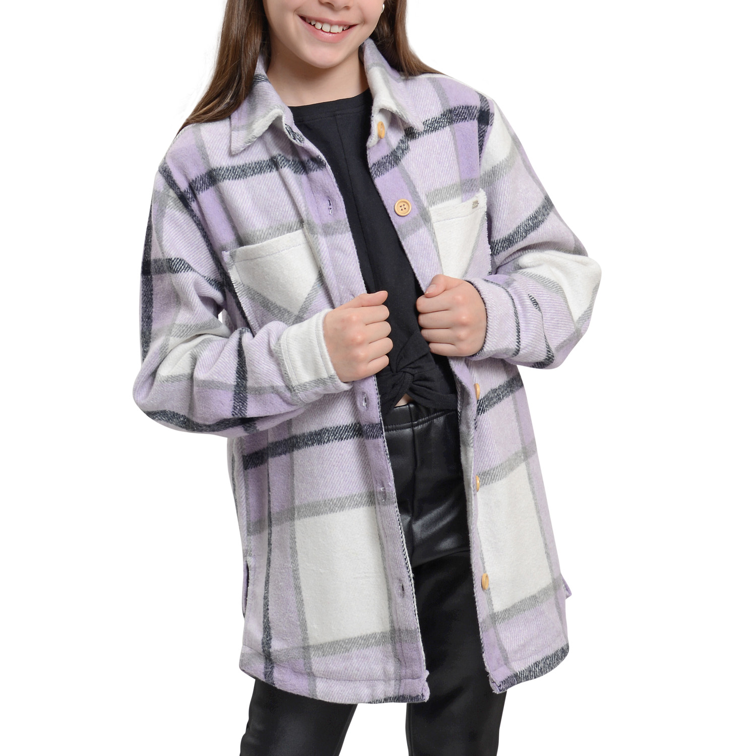 CAMISA CHAQUETA LEÑADORA NIÑA - 1