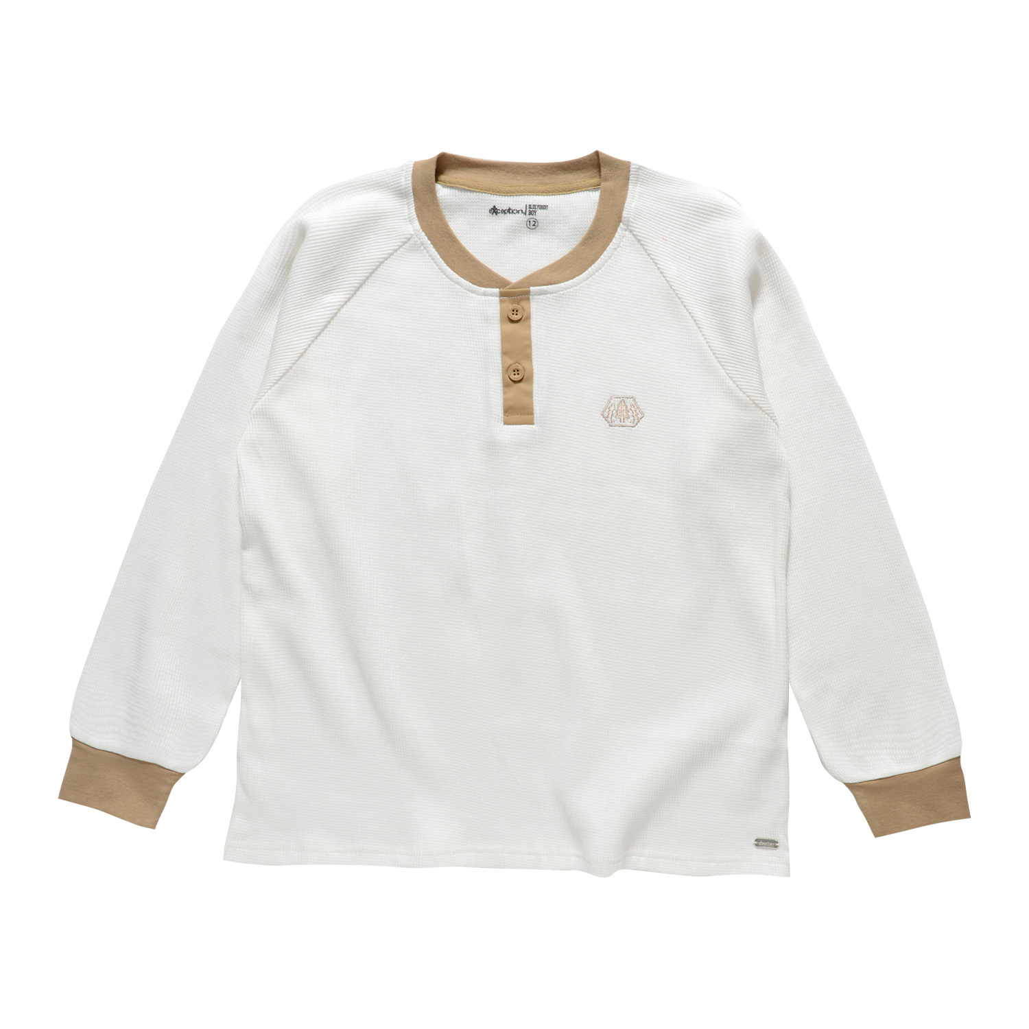 POLERA MANGA LARGA NIÑO CUELLO REDONDO - 1