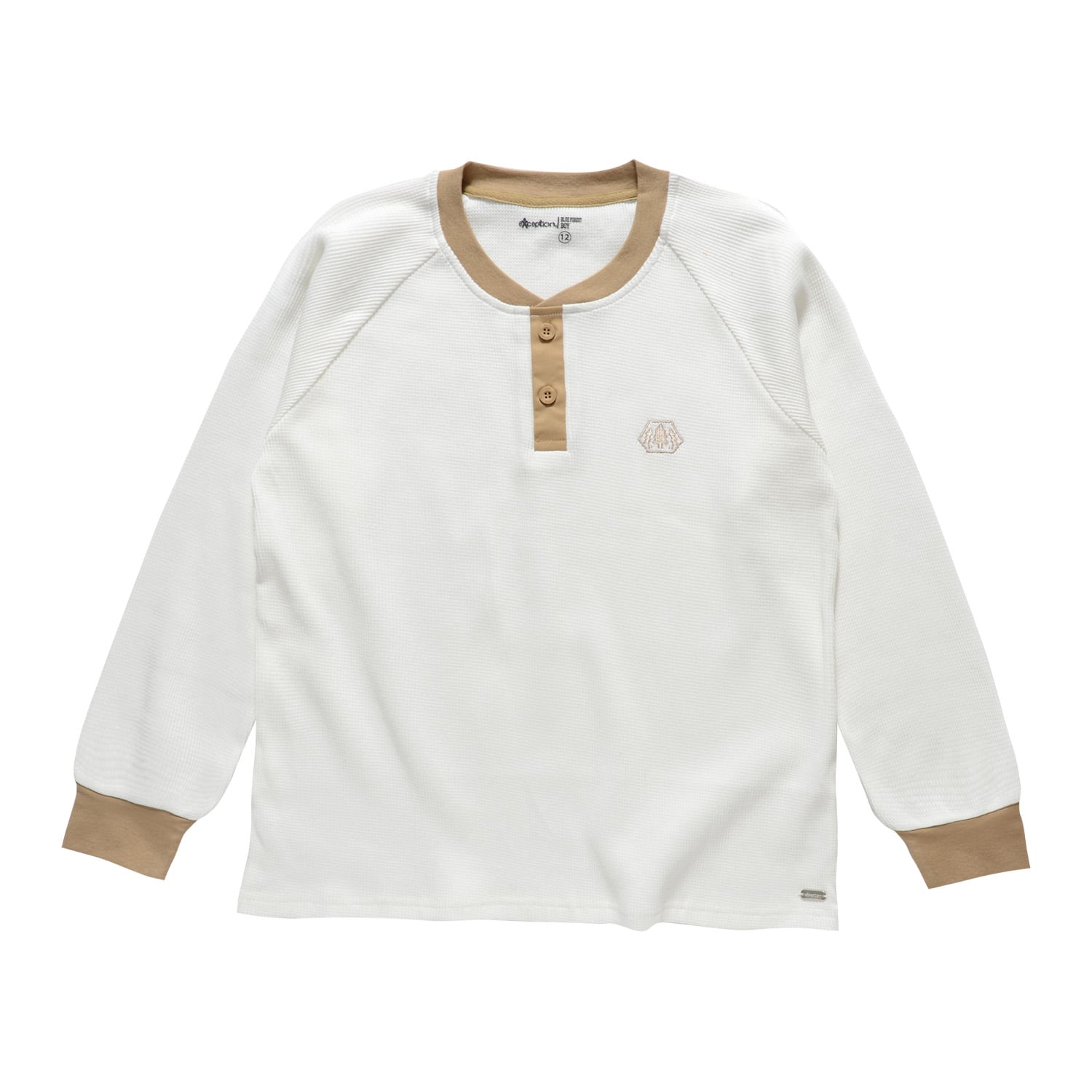 POLERA MANGA LARGA NIÑO CUELLO REDONDO - 1