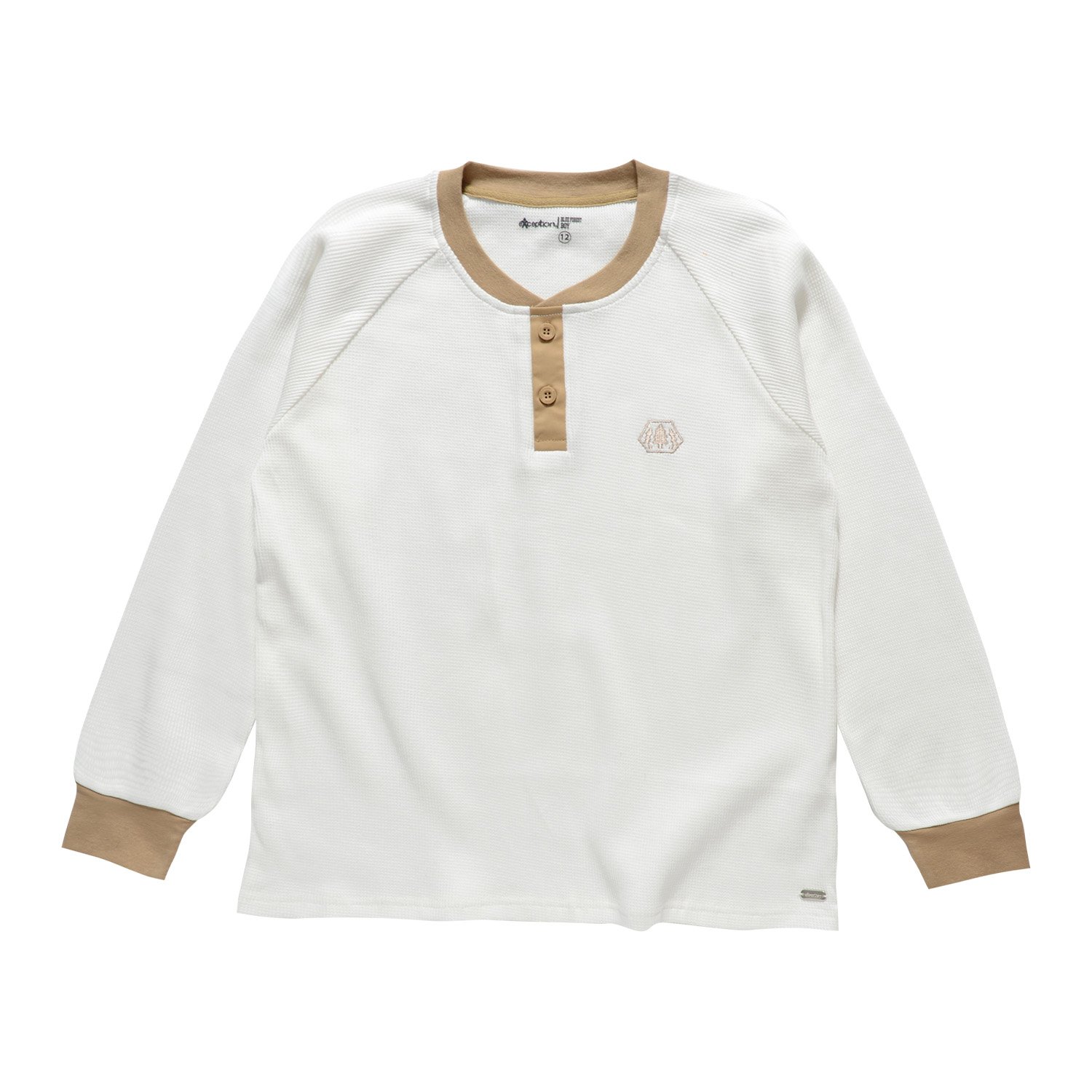 POLERA MANGA LARGA NIÑO CUELLO REDONDO - 1