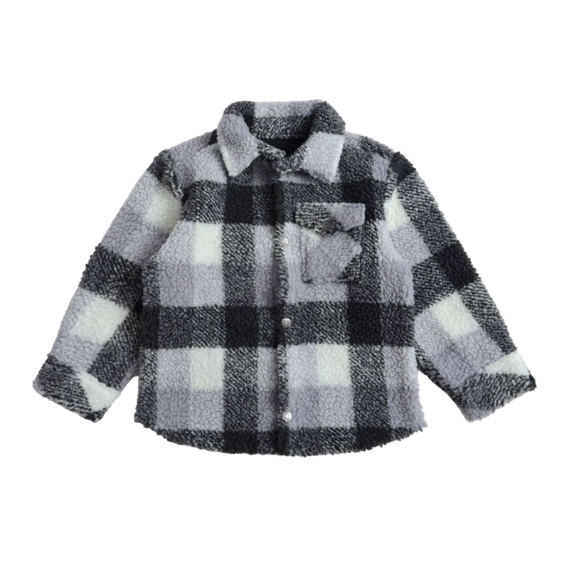 CHAQUETA CHIPORRO LEÑADORA BEBE  NIÑO A CUADROS - 1