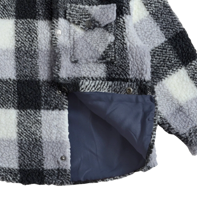 CHAQUETA CHIPORRO LEÑADORA BEBE  NIÑO A CUADROS - 2