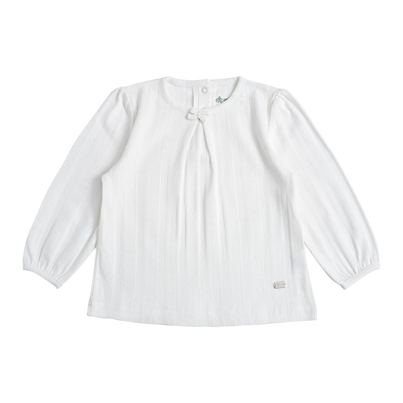 POLERA MANGA LARGA BEBE  NIÑA LISA - 2