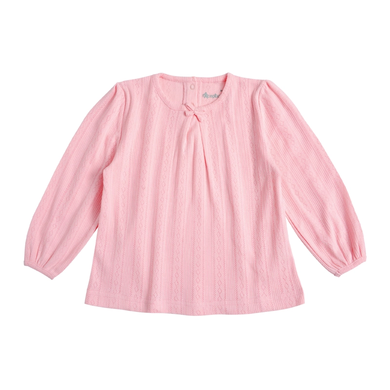 POLERA MANGA LARGA BEBE  NIÑA LISA - 2