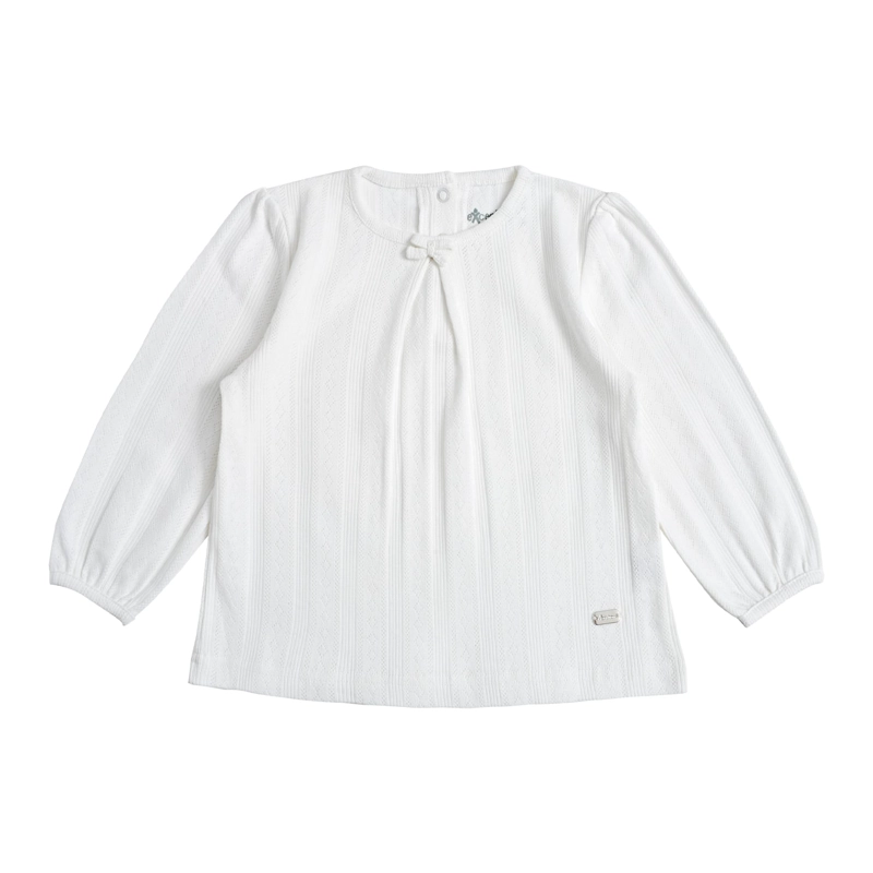 POLERA MANGA LARGA BEBE  NIÑA LISA - 2