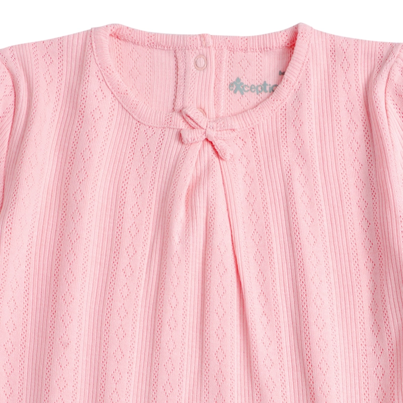 POLERA MANGA LARGA BEBE  NIÑA LISA - 3