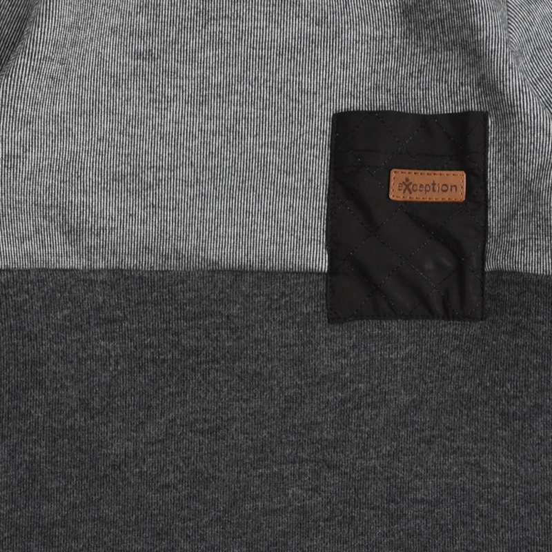 POLERA MANGA LARGA INTERIOR FRISADO BEBE  NIÑO CON BOLSILLO - 2