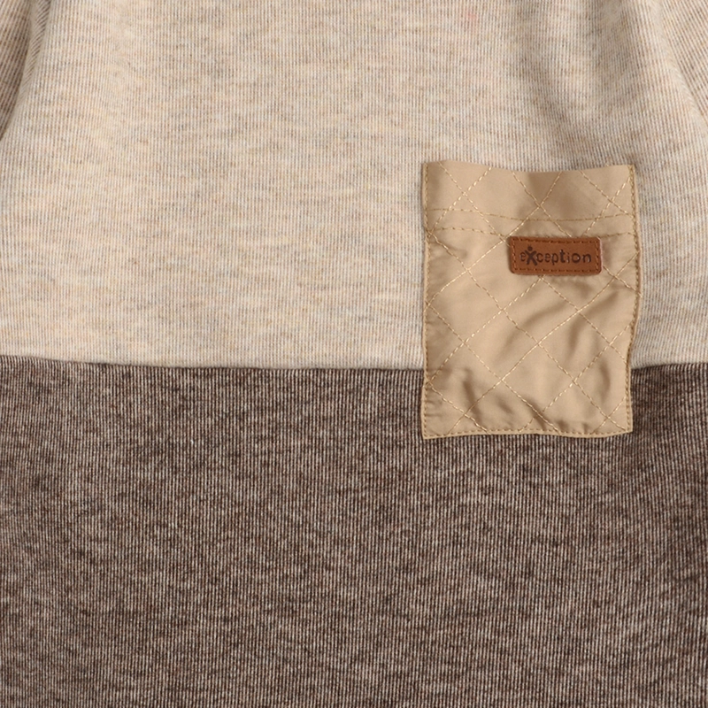 POLERA MANGA LARGA INTERIOR FRISADO BEBE  NIÑO CON BOLSILLO - 2
