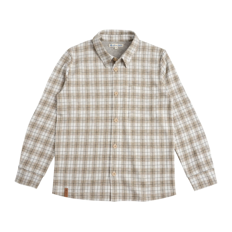 CAMISA MANGA LARGA NIÑO CUADRILLE - 2