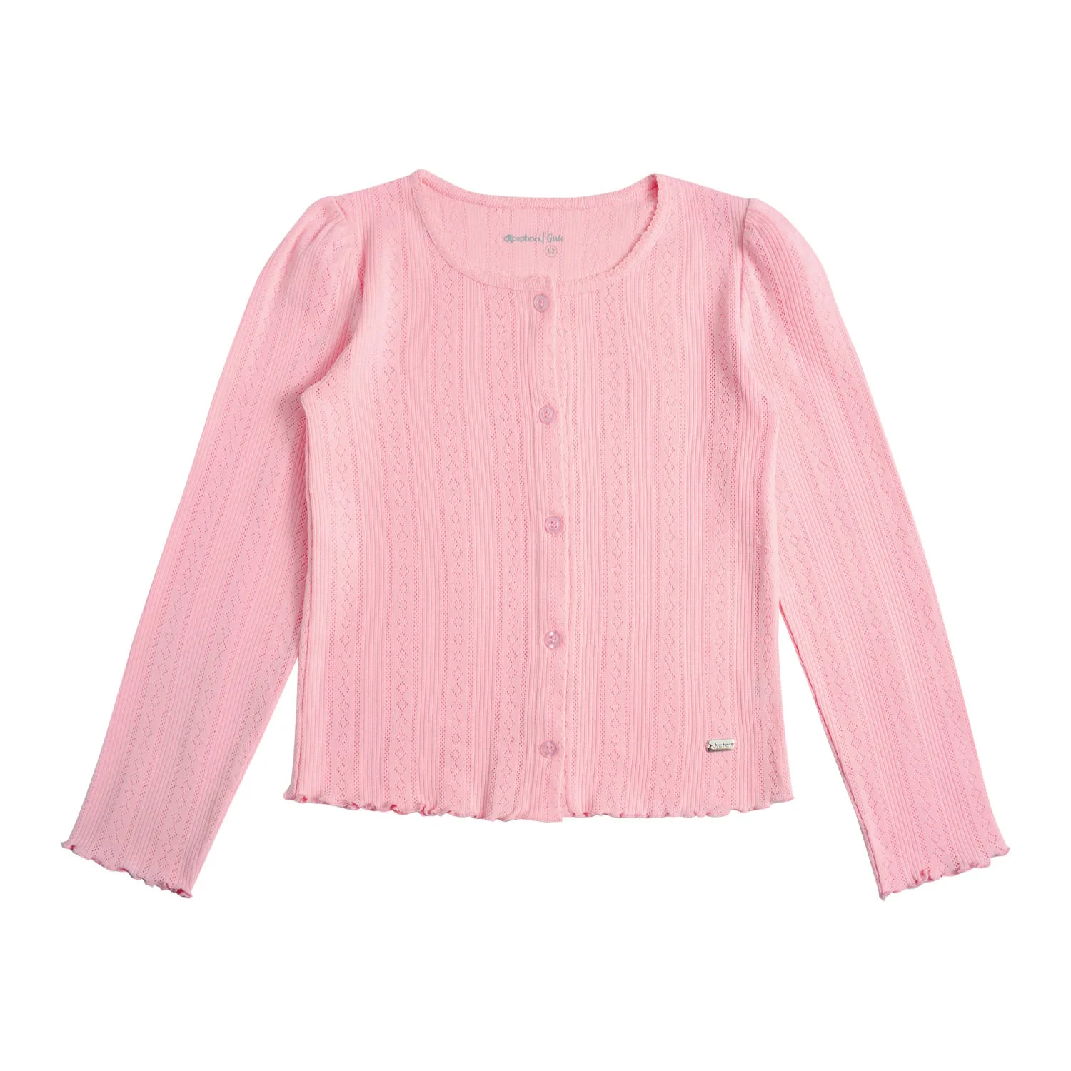 POLERA MANGA LARGA AFRANELADA NIÑA CON ESTAMPADO, GLITTER Y STRASS - 2