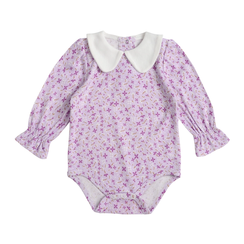 PACK 2 BODY BEBE  NIÑA FLORES - 4