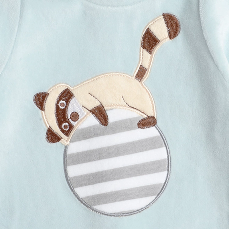 CONJUNTO PLUSH BEBE  NIÑO MAPACHE - 3