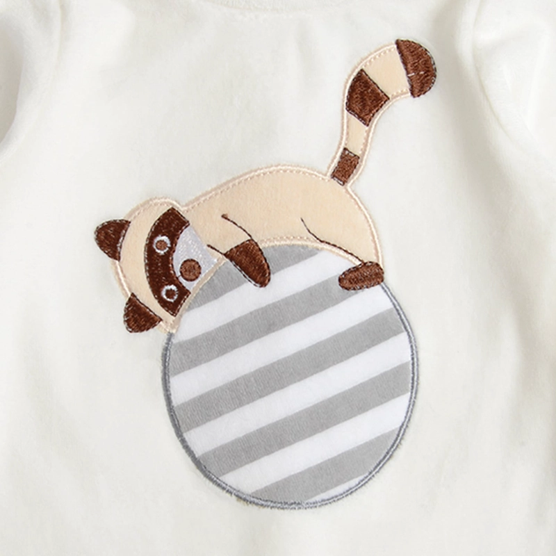 CONJUNTO PLUSH BEBE  NIÑO MAPACHE - 3