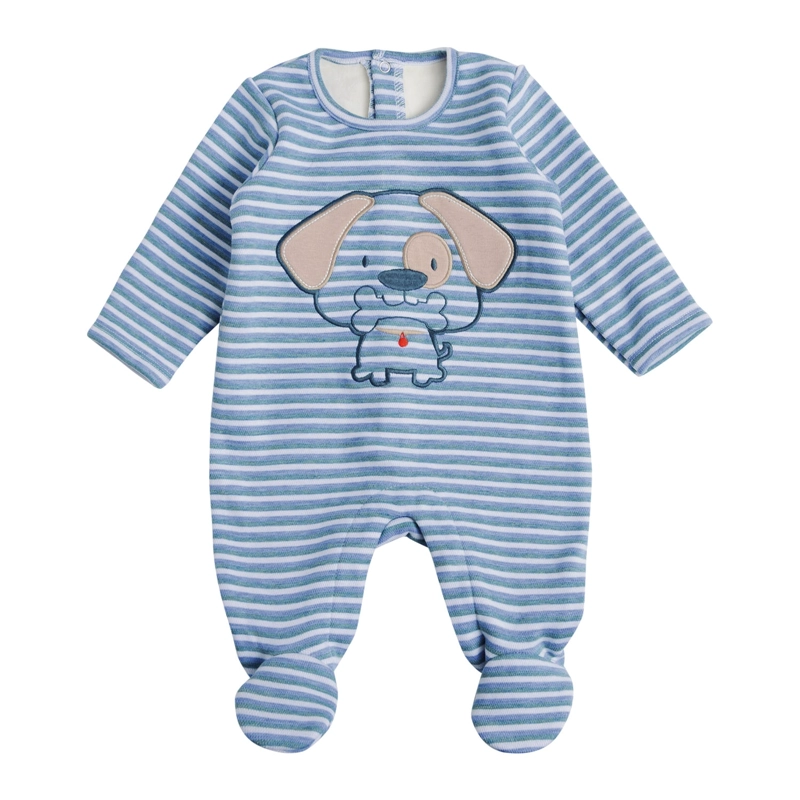 ENTERITO FRANELA INTERIOR PELUDO BEBE  NIÑO PERRITO - 1