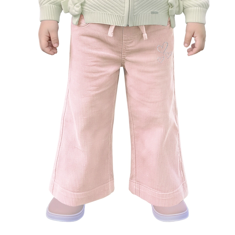 PANTALON ANCHO COTELE  BEBE  NIÑA - 1