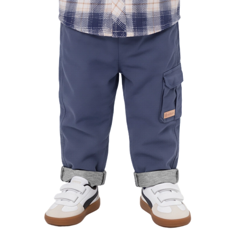 PANTALON GABARDINA BEBE  NIÑO DE ALGODON - 1