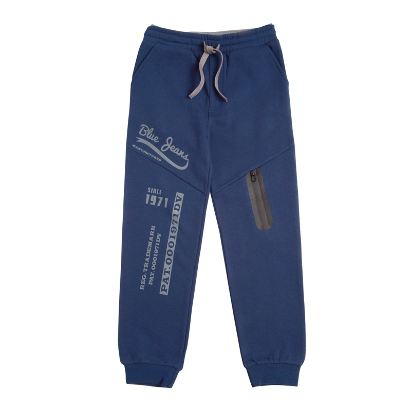 PANTALON BUZO FRANELA NIÑO CON ESTAMPADOS - 1