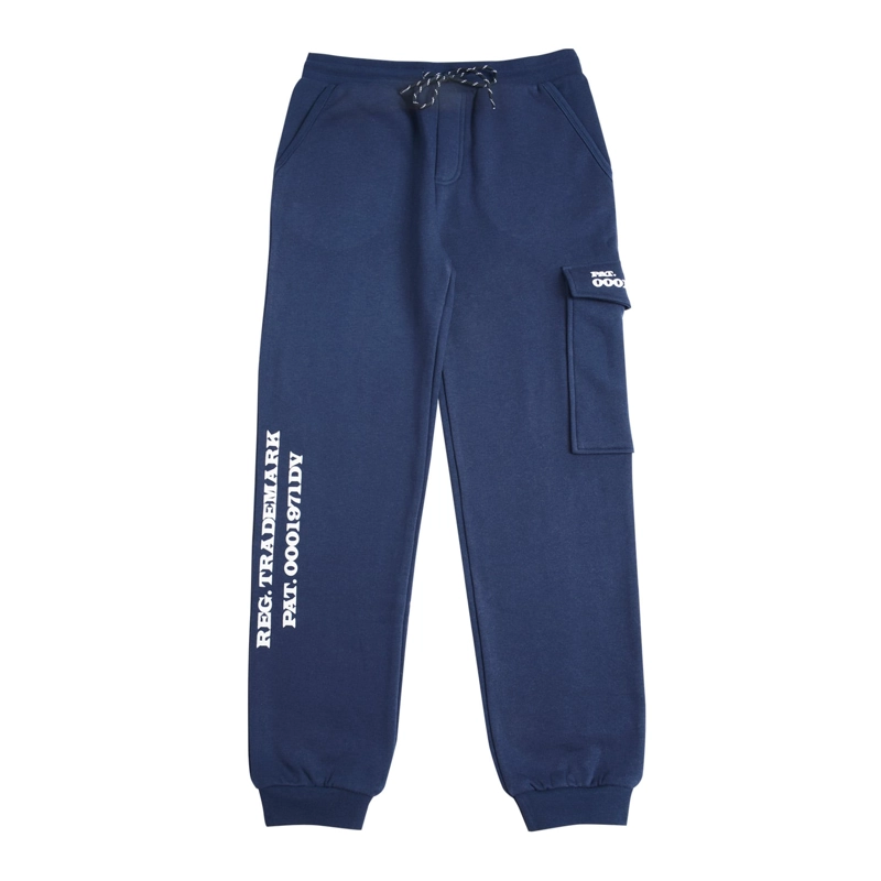 PANTALON BUZO FRANELA NIÑO CON BOLSILLO Y ESTAMPADO - 2