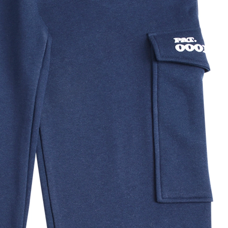 PANTALON BUZO FRANELA NIÑO CON BOLSILLO Y ESTAMPADO - 3