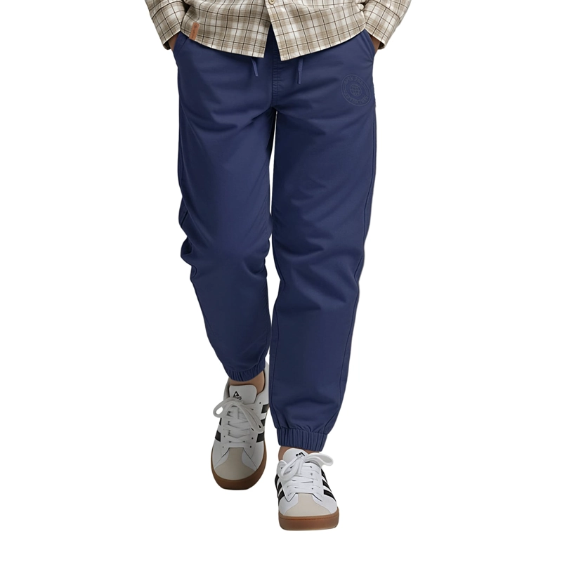 PANTALON GABARDINA NIÑO ALGODON JOGGER SPANDEX - 1