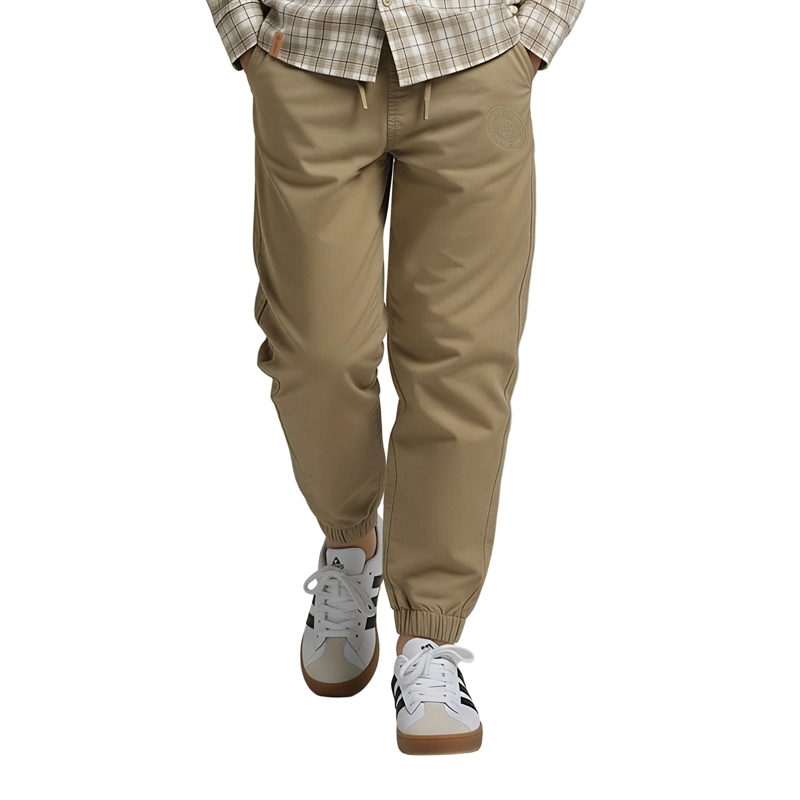 PANTALON GABARDINA NIÑO ALGODON JOGGER SPANDEX - 1