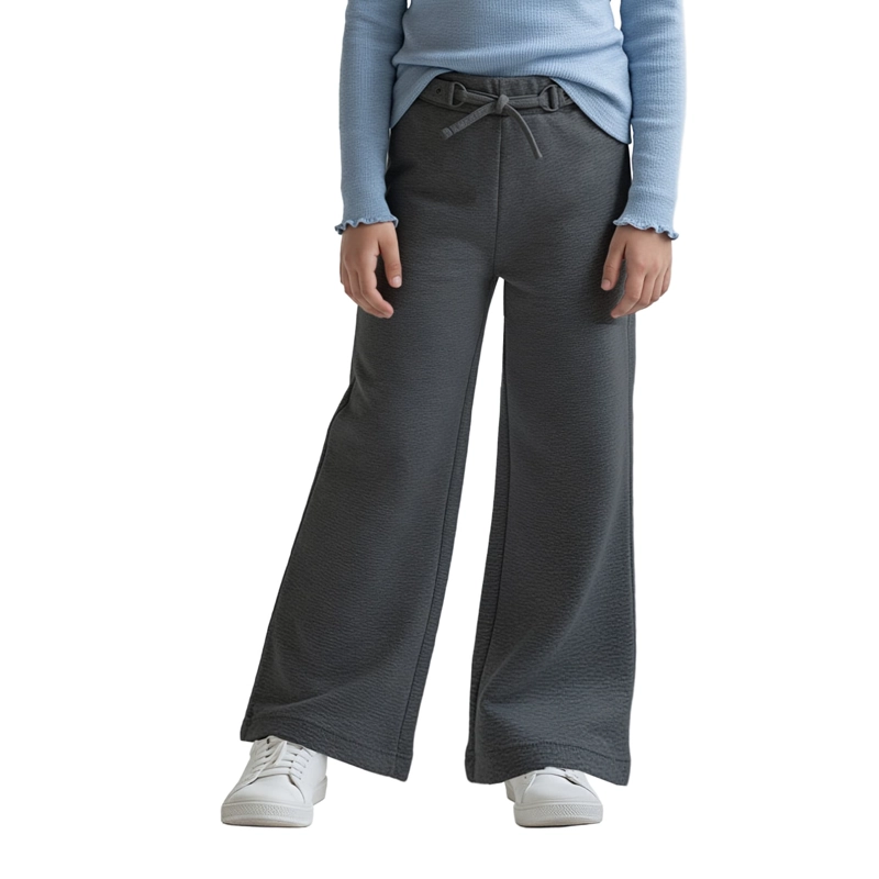 PANTALON ANCHO FRANELA NIÑA - 1
