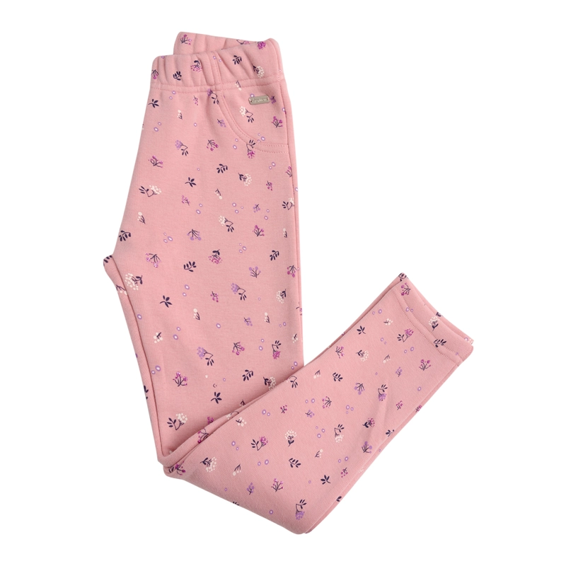 CALZA INTERIOR PELUDO NIÑA PITILLO CON ESTAMPADO GLITTER - 2