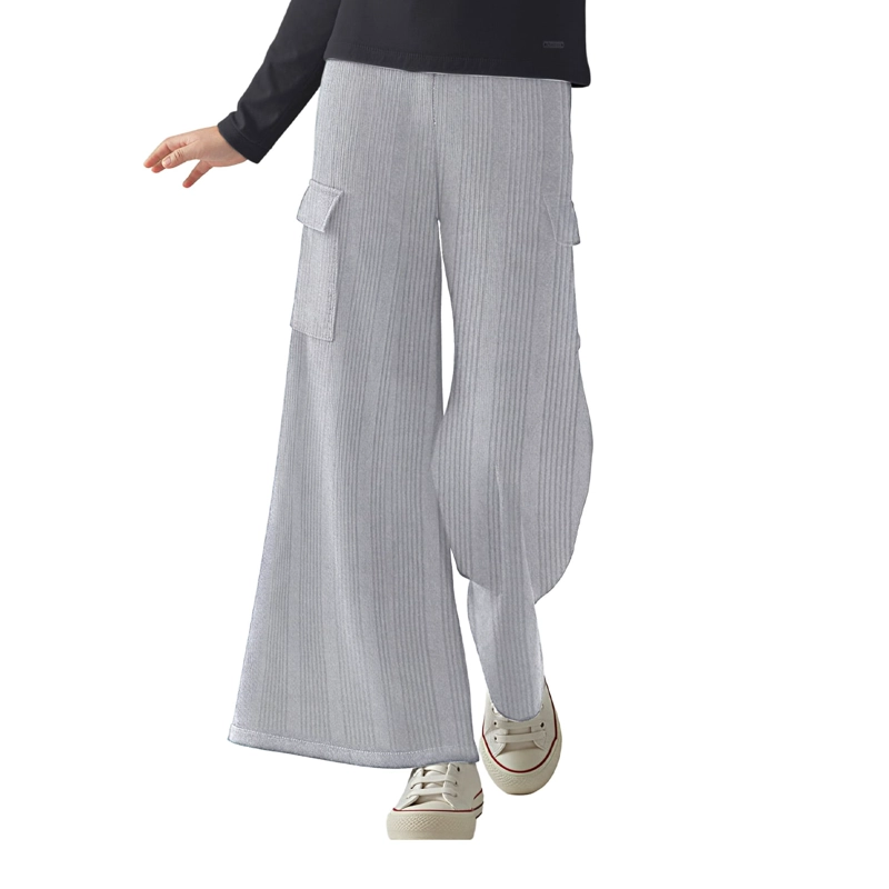 PANTALON ANCHO TEJIDO NIÑA - 1