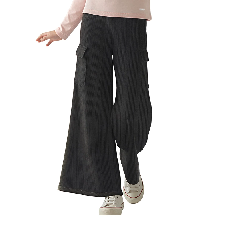 PANTALON ANCHO TEJIDO NIÑA - 1