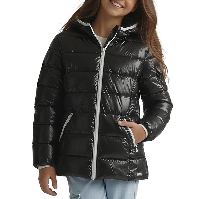 PARKA ENGOMADA NIÑA - 1