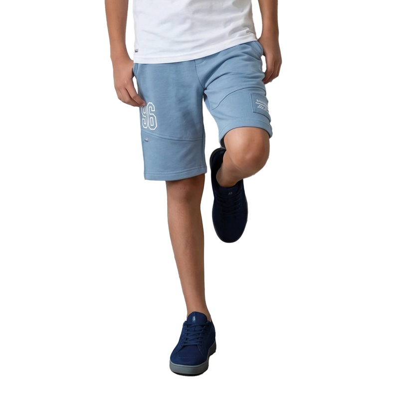 BERMUDA BUZO TELA VERANO NIÑO CON ESTAMPADO EN RELIEVE - 1